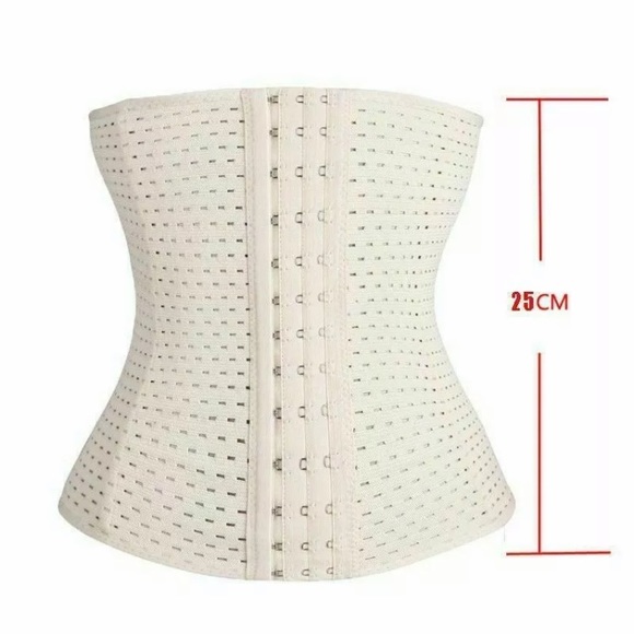 NEW! NUDE COLORED WAIST TRAINER ADJUSTABLE CORSET - Picture 2 of 5